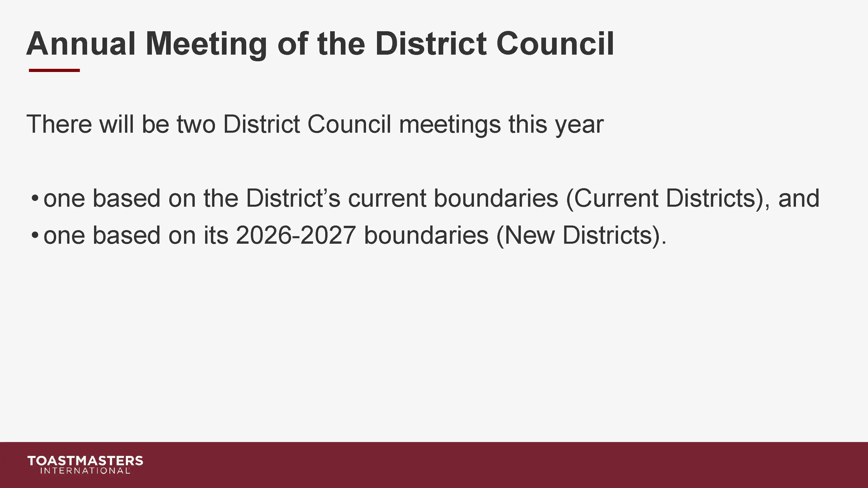 District Transition Town Hall