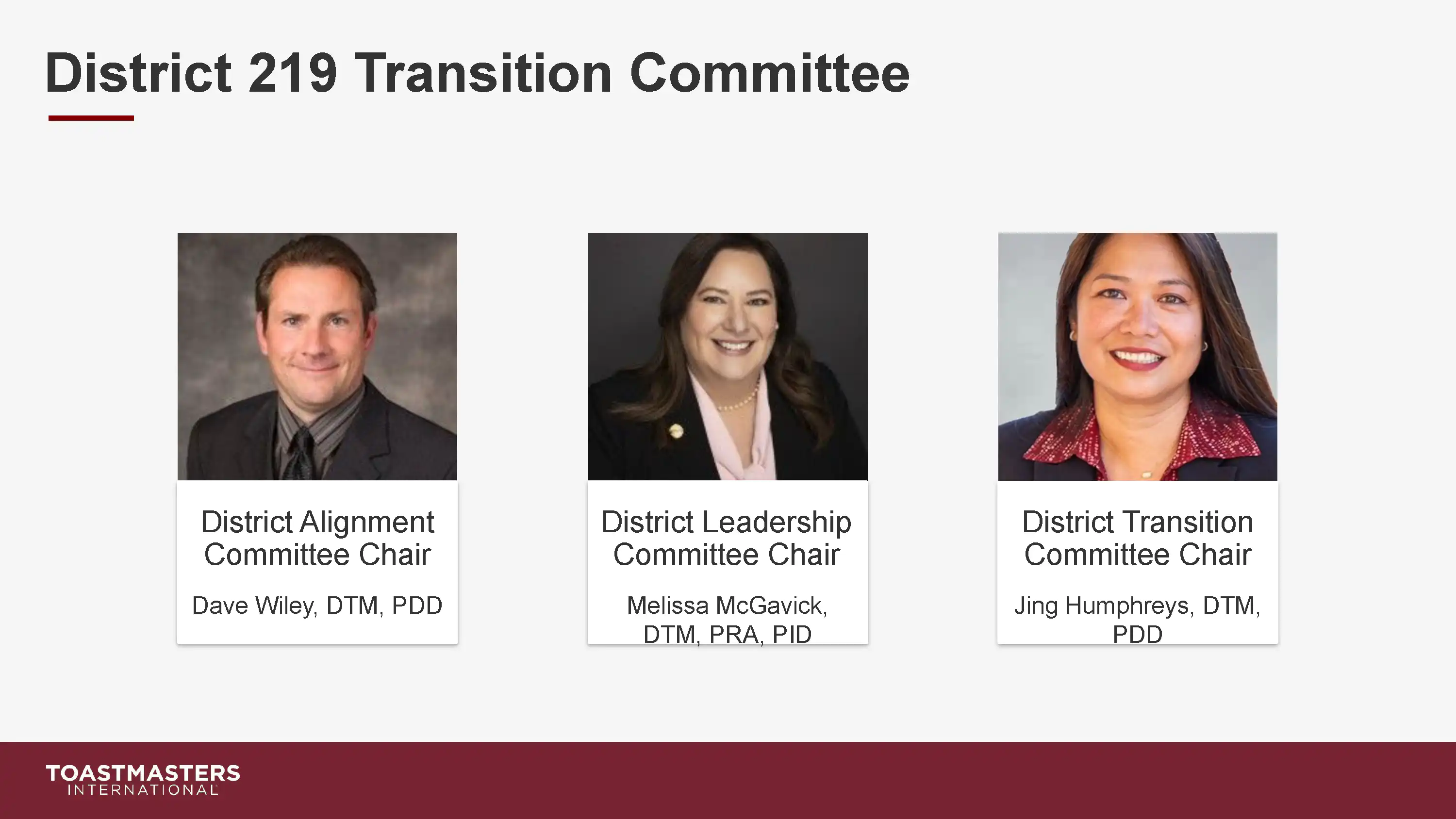 District Transition Town Hall