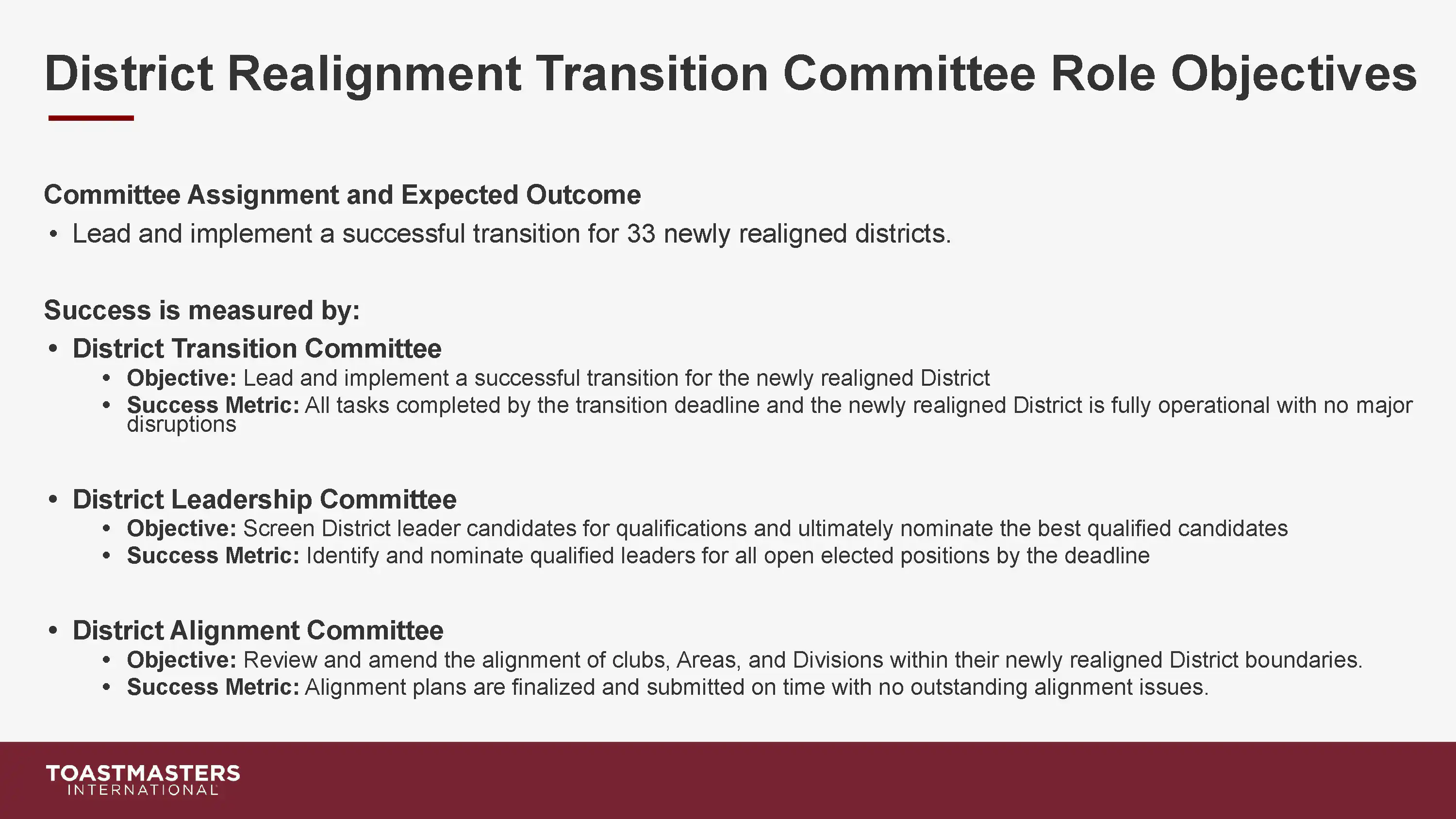 District Transition Town Hall