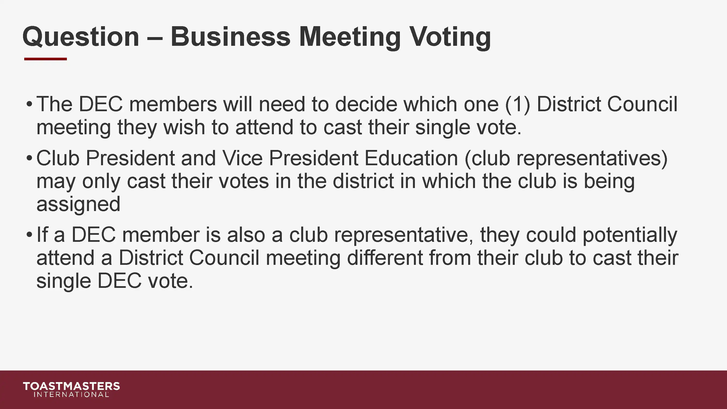 District Transition Town Hall