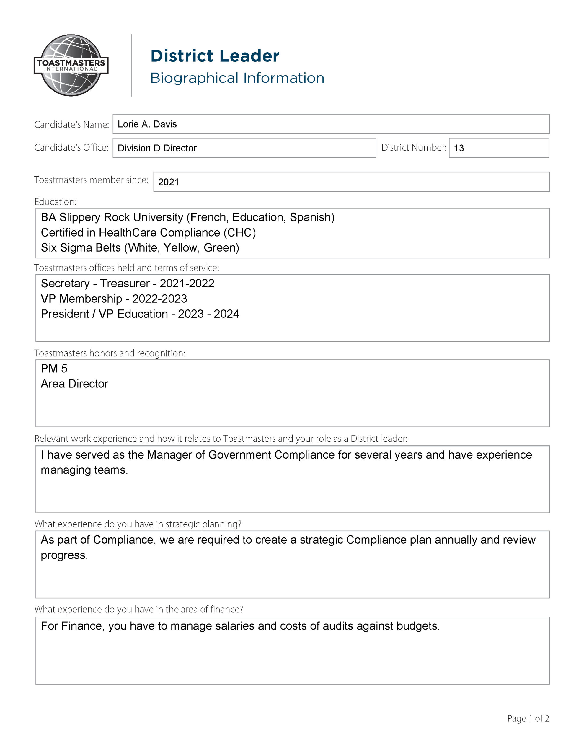 Lorie Davis Bio_Page_1